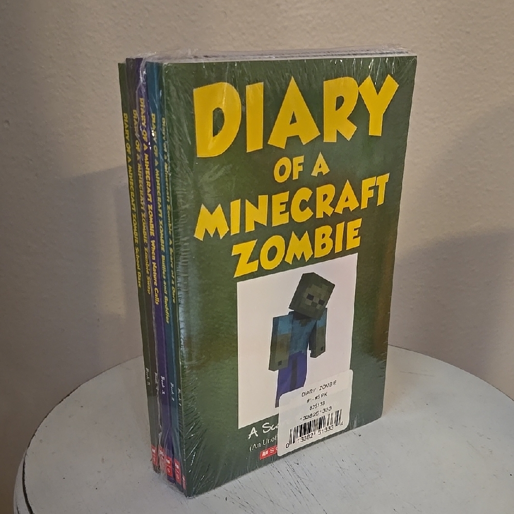 Diary of a Minecraft Zombie Book Set